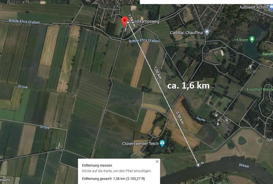 Ferienwohnung Fuer 4 Personen In Bester Lage Ca. 15 Km Von Bremen City Achim Eksteriør billede